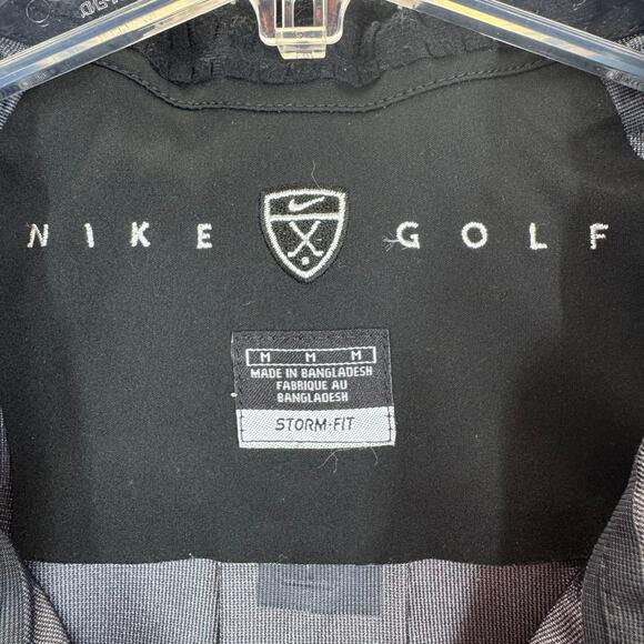 Nike Golf Storm-Fit Men Medium 1/4 Zip Shirt Burgundy Outdoor Short Sleeves Zip - Picture 8 of 12